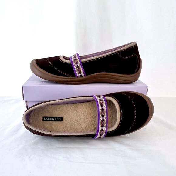 Lands' End Mary Jane Slip-ons Terrain Lodge, Brown, #380875, Size 8, EC! - Picture 5 of 15